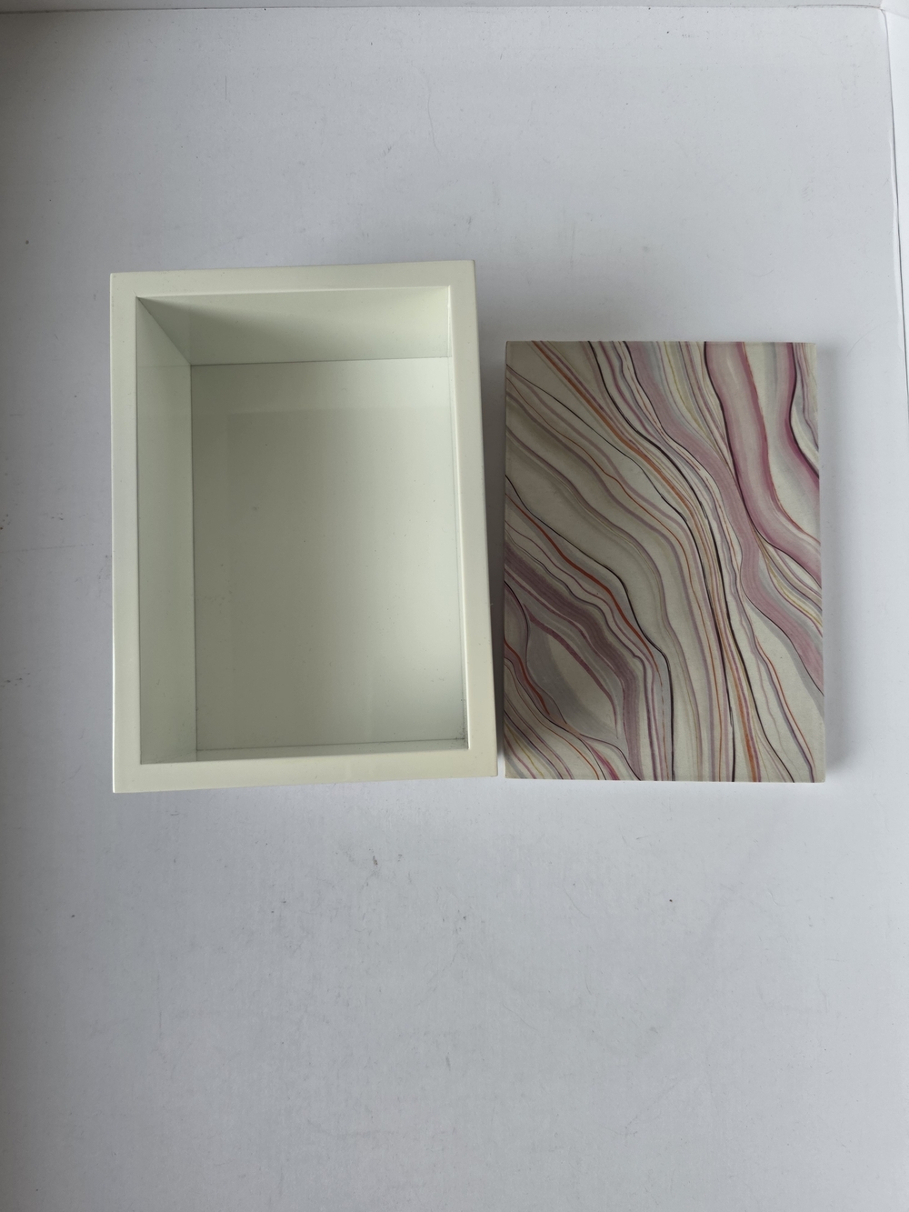 Jonathan Adler Marbled Decorative Storage Box - Picture 14 of 14